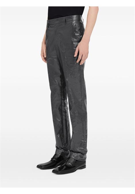 Pantaloni con effetto stropicciato in nero MM6 Maison Margiela - donna MM6 MAISON MARGIELA | SH2KA0051M35617900